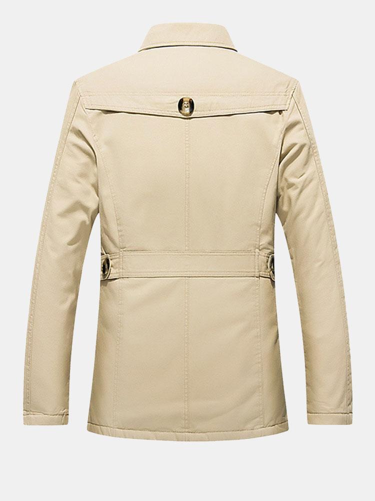 Manteau long en chino