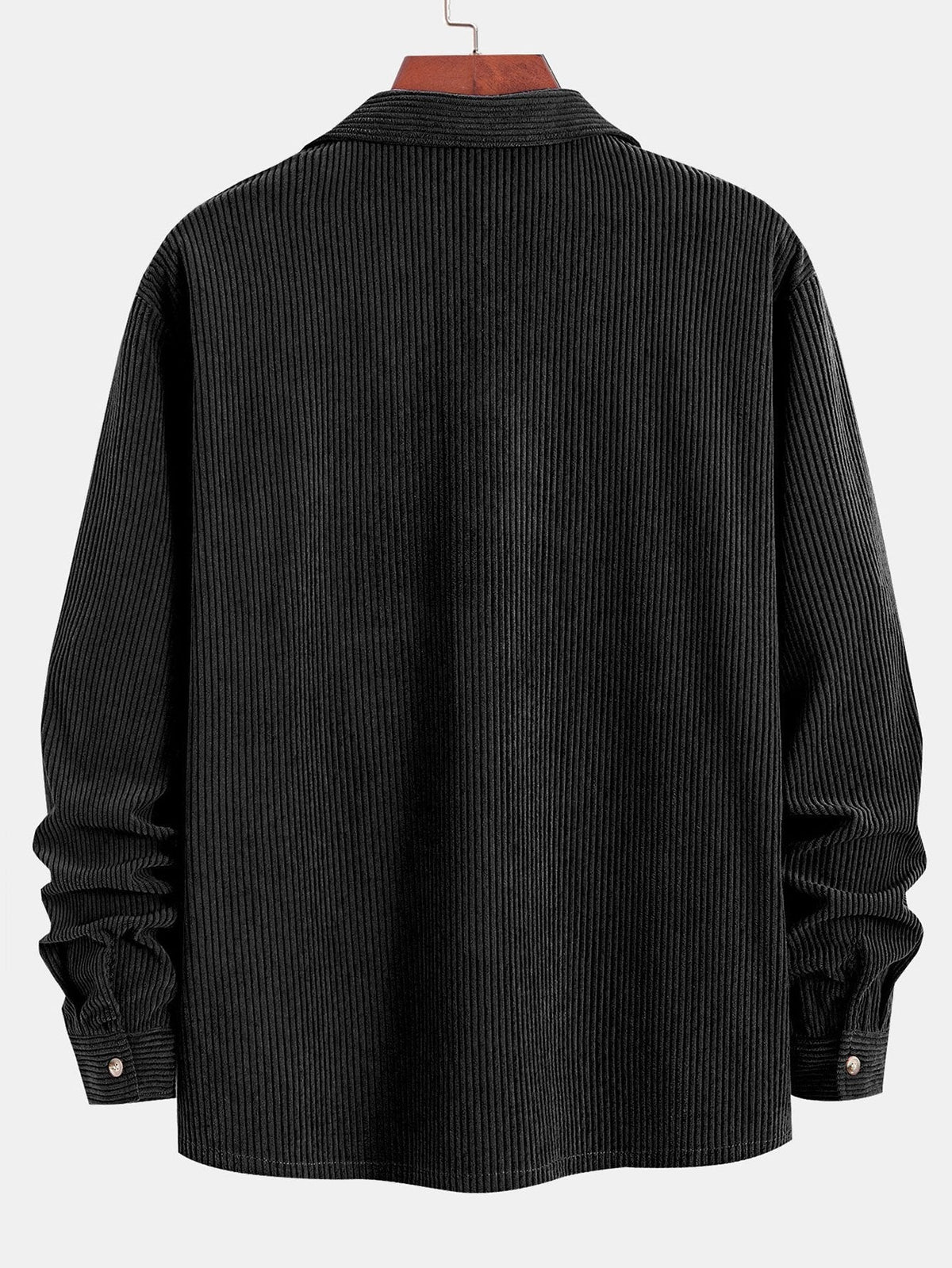 Chemise en velours côtelé col cubain Marco™