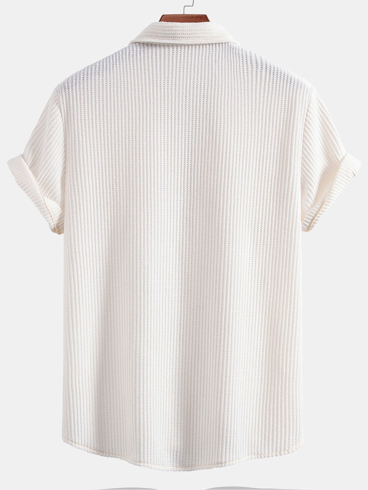 Chemise à boutons en tissu gaufré Regular™