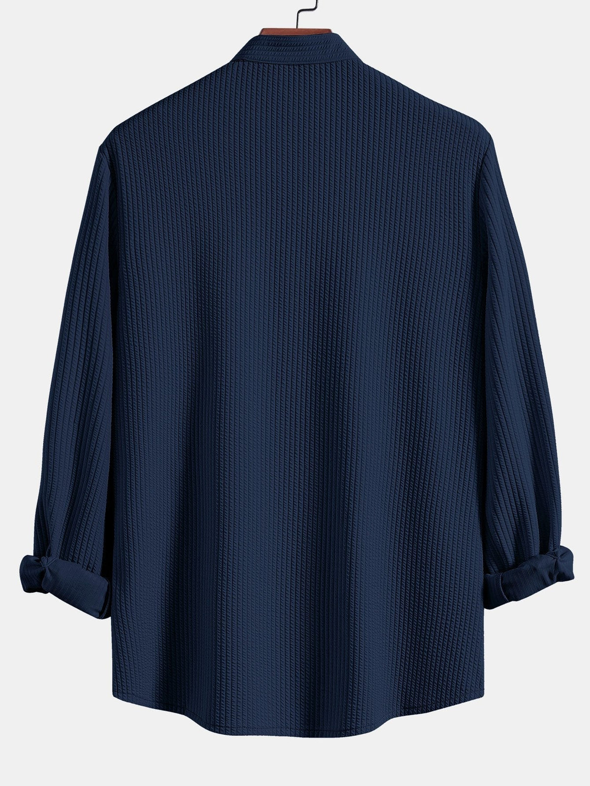 Chemise à manches longues Muscle Fit en tissu bouclé Marco™