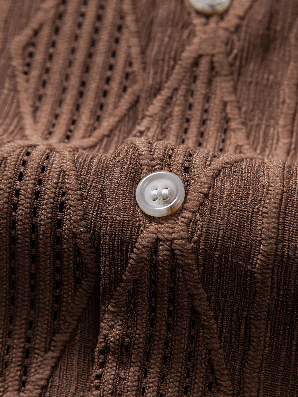 Chemise cubaine en jacquard géométrique Hugo™