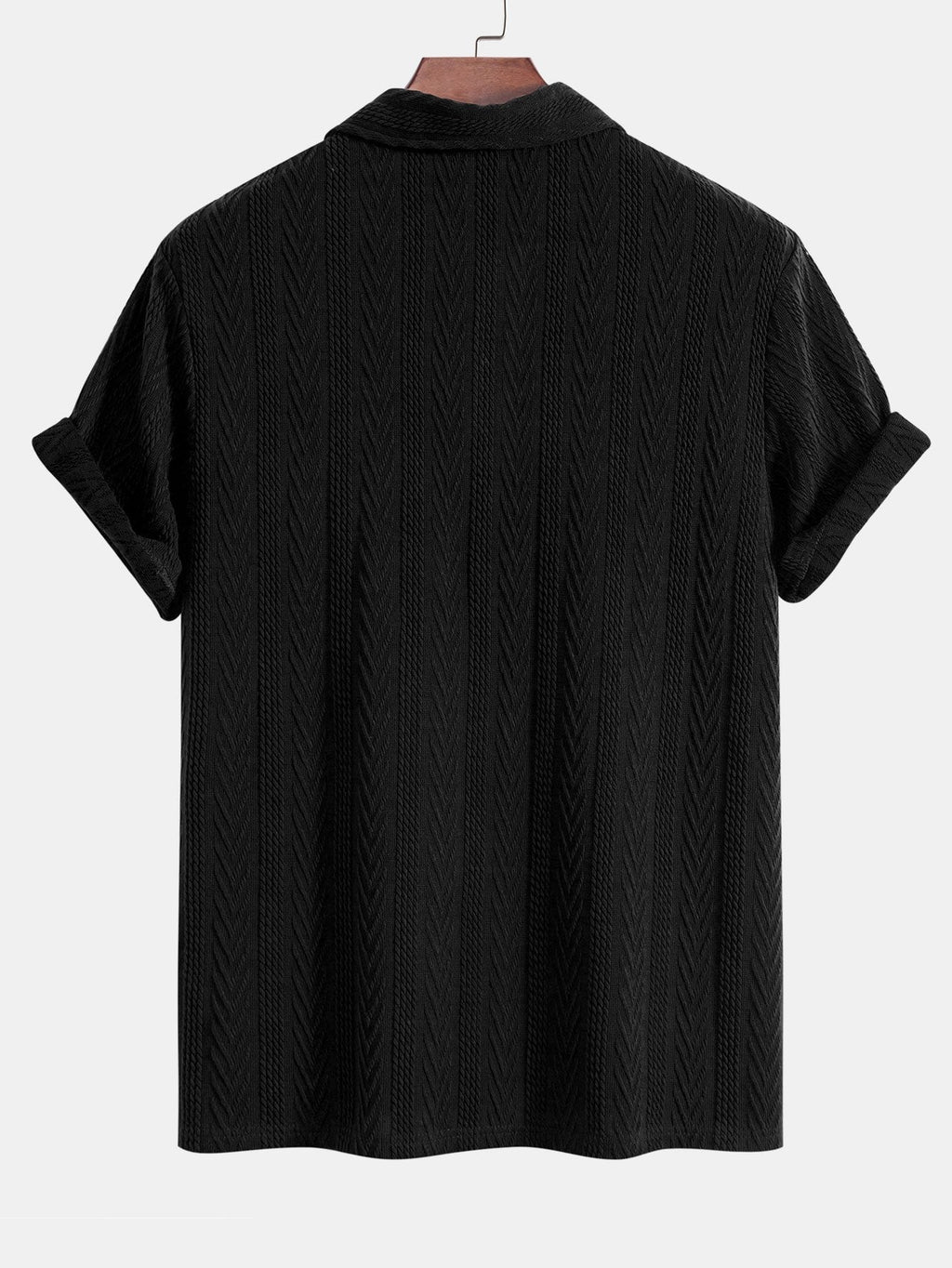 Polo jacquard en polyester et spandex Hugo™