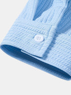 Chemise à manches longues Muscle Fit en tissu bouclé Marco™