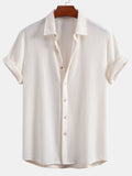 Chemise à boutons en tissu gaufré Regular™