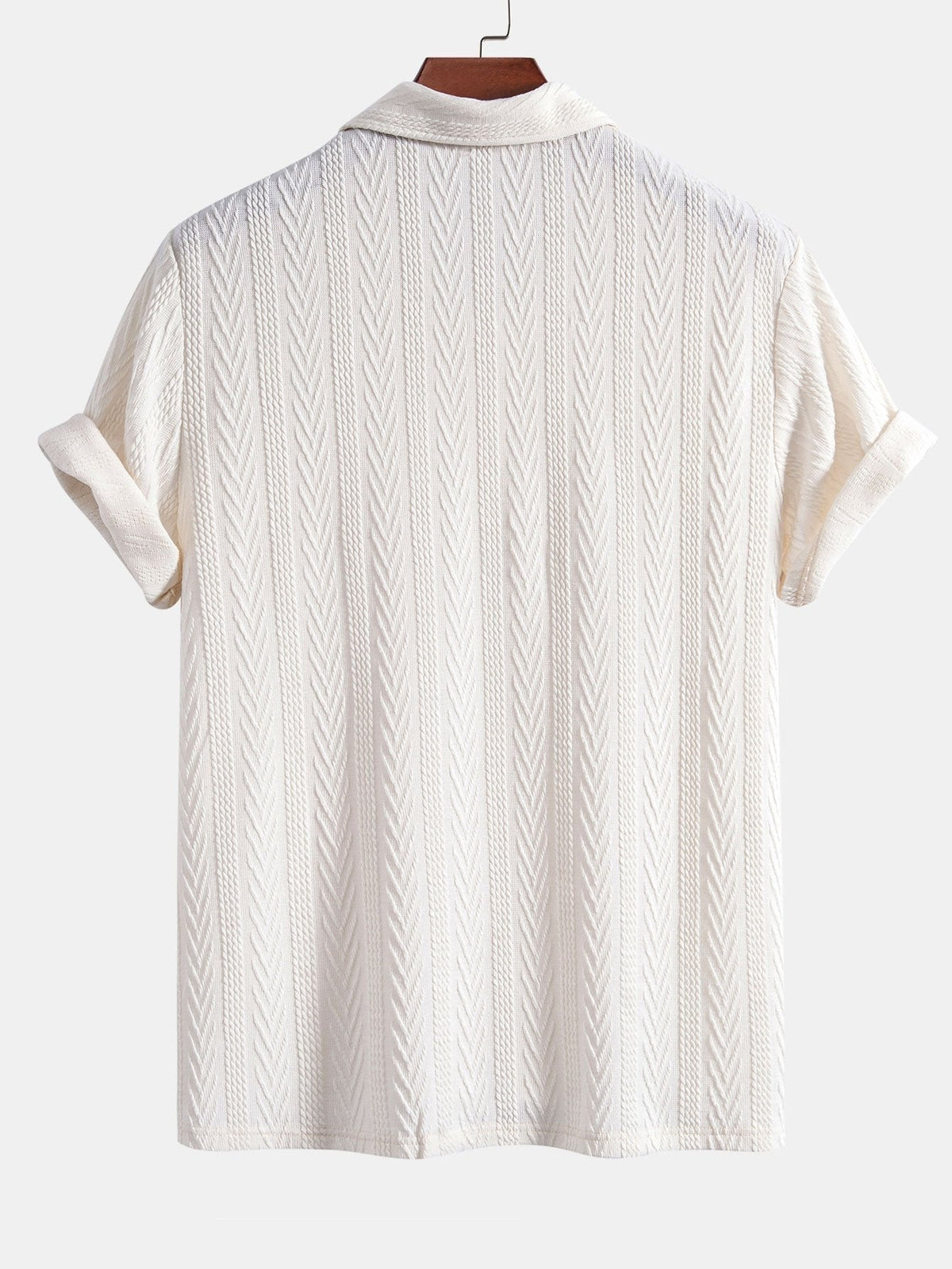 Polo jacquard en polyester et spandex Hugo™