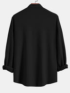 Chemise à manches longues Muscle Fit en tissu bouclé Marco™