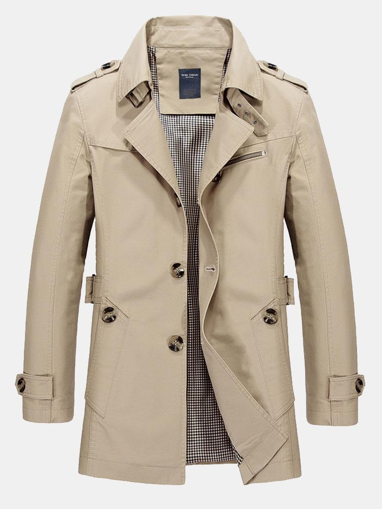 Manteau long en chino