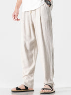 Pantalon sarouel en lin et coton Hugo™