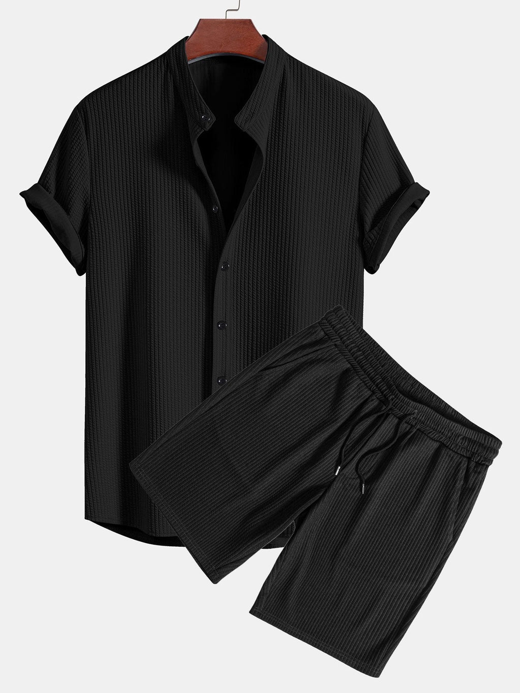 Chemise côtelée muscle fit et shorts™
