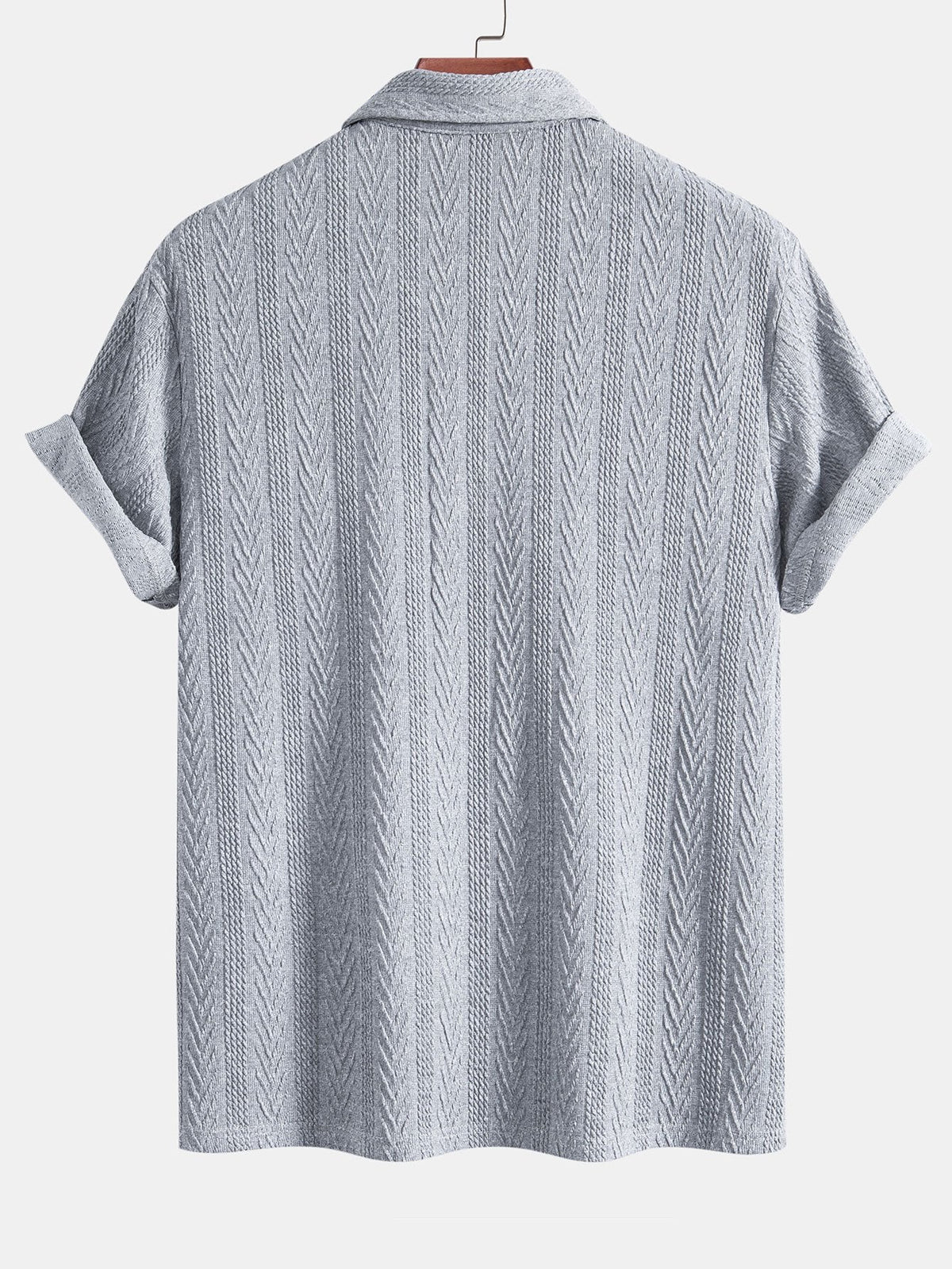 Polo jacquard en polyester et spandex Hugo™