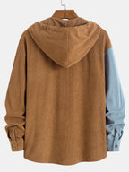 Chemise à capuche en velours côtelé Relax Fit™