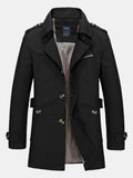 Manteau long en chino