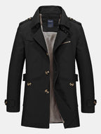 Manteau long en chino
