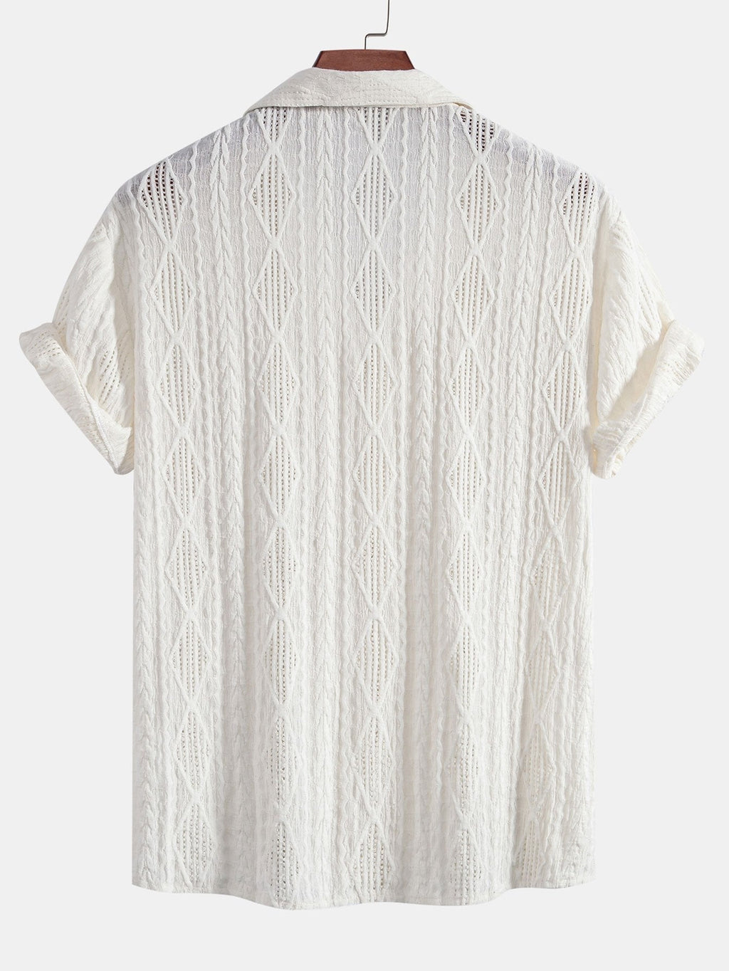 Ensemble chemise cubaine et pantalon en lin Geométrico™
