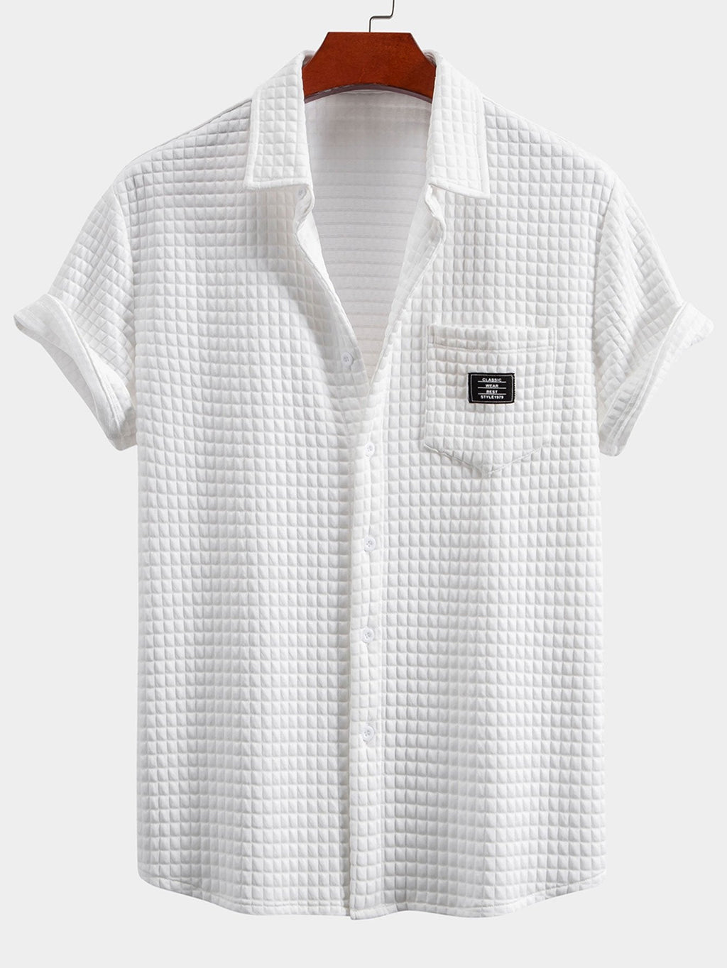 Ensemble chemise et pantalon jogger gaufré Hugo™