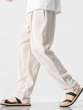 Pantalon sarouel en lin et coton Hugo™