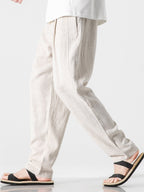 Pantalon sarouel en lin et coton Hugo™