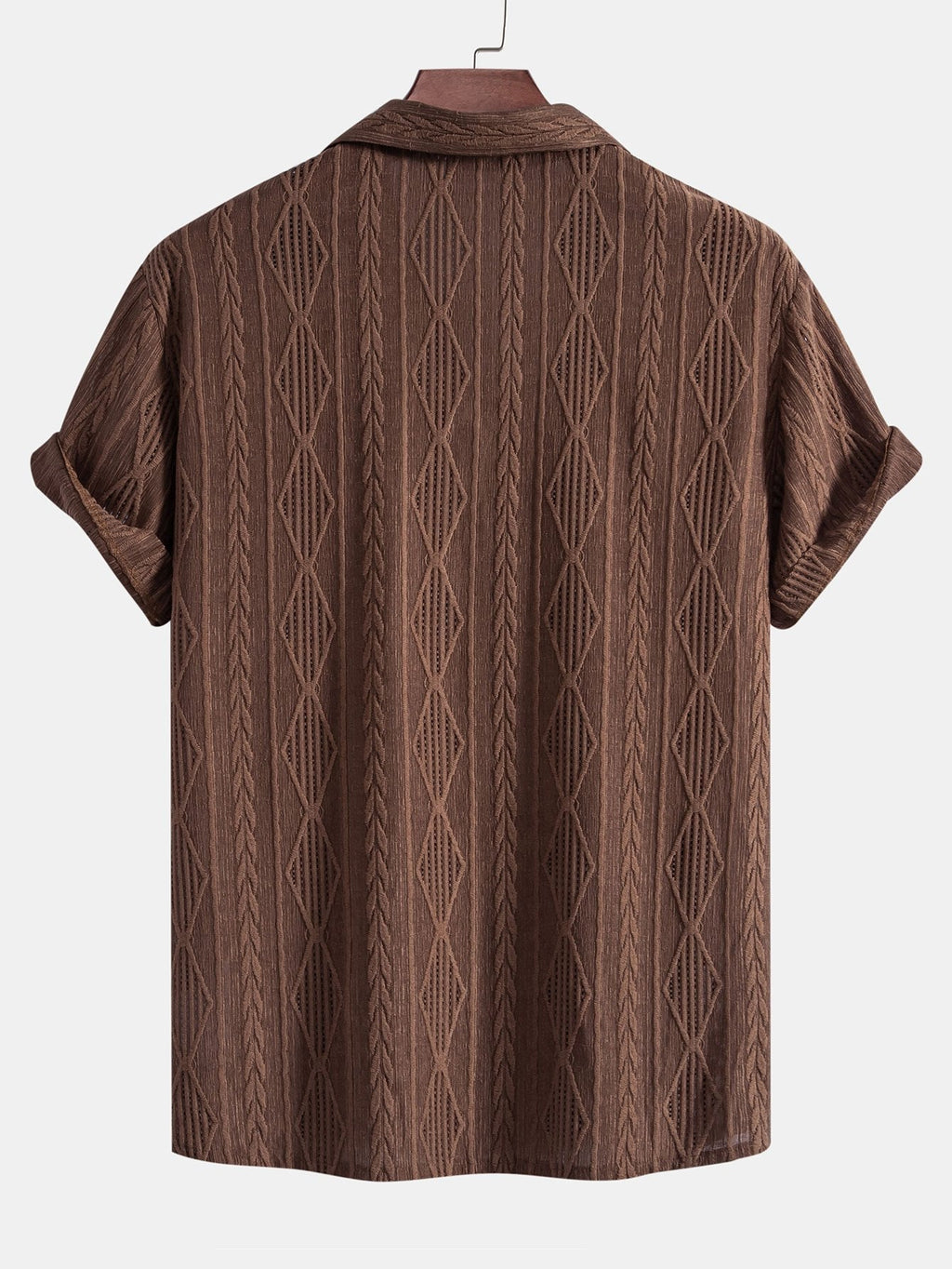 Ensemble chemise cubaine et pantalon en lin Geométrico™
