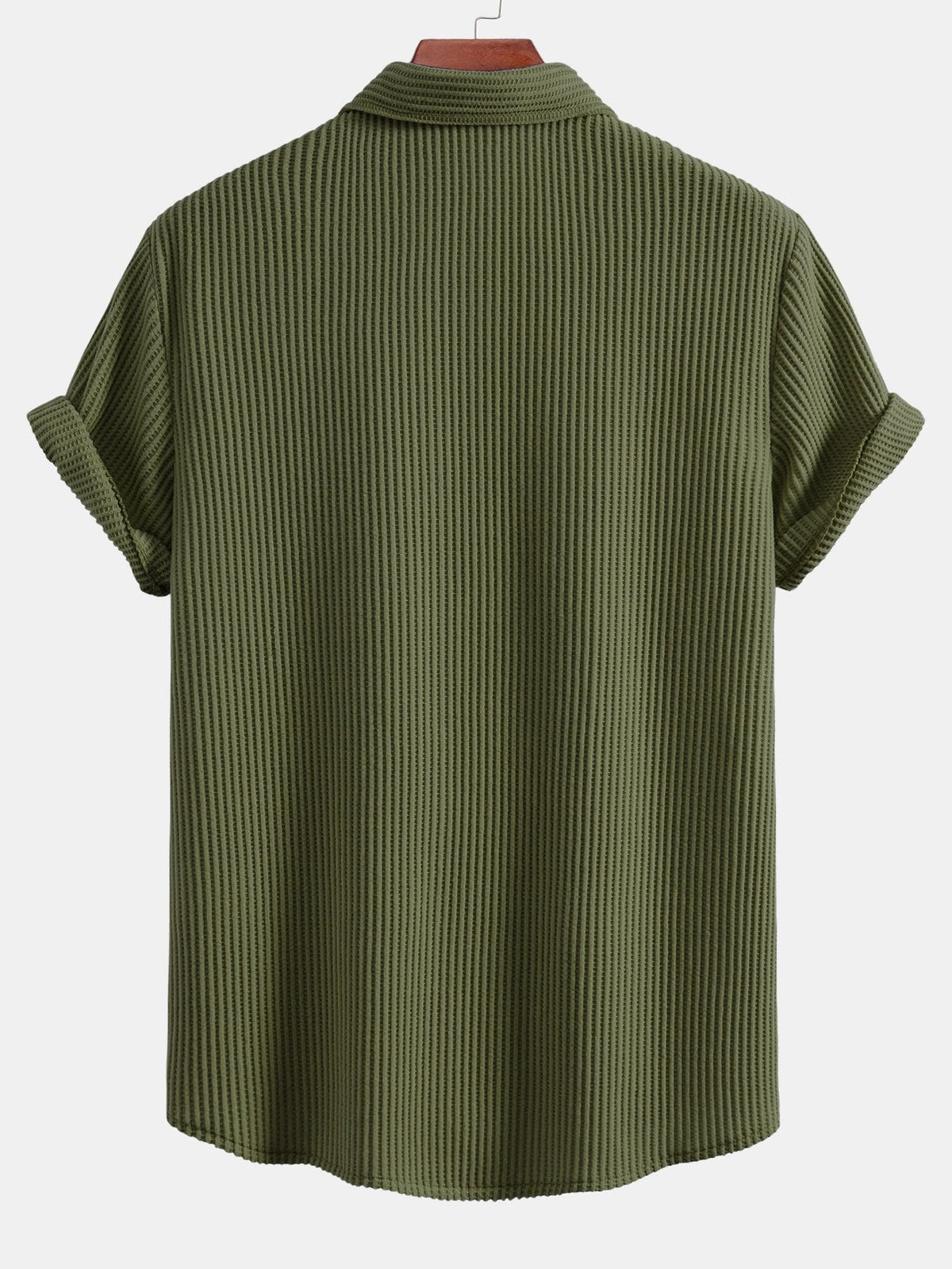 Chemise à boutons en tissu gaufré Regular™
