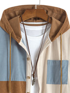 Chemise à capuche en velours côtelé Relax Fit™