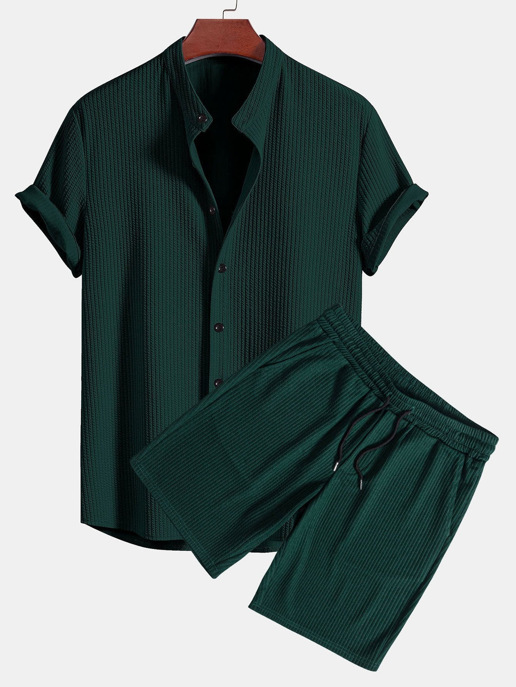 Chemise côtelée muscle fit et shorts™