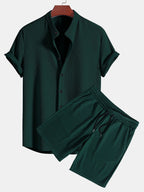 Chemise côtelée muscle fit et shorts™