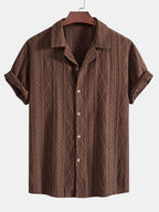 Ensemble chemise cubaine et pantalon en lin Geométrico™