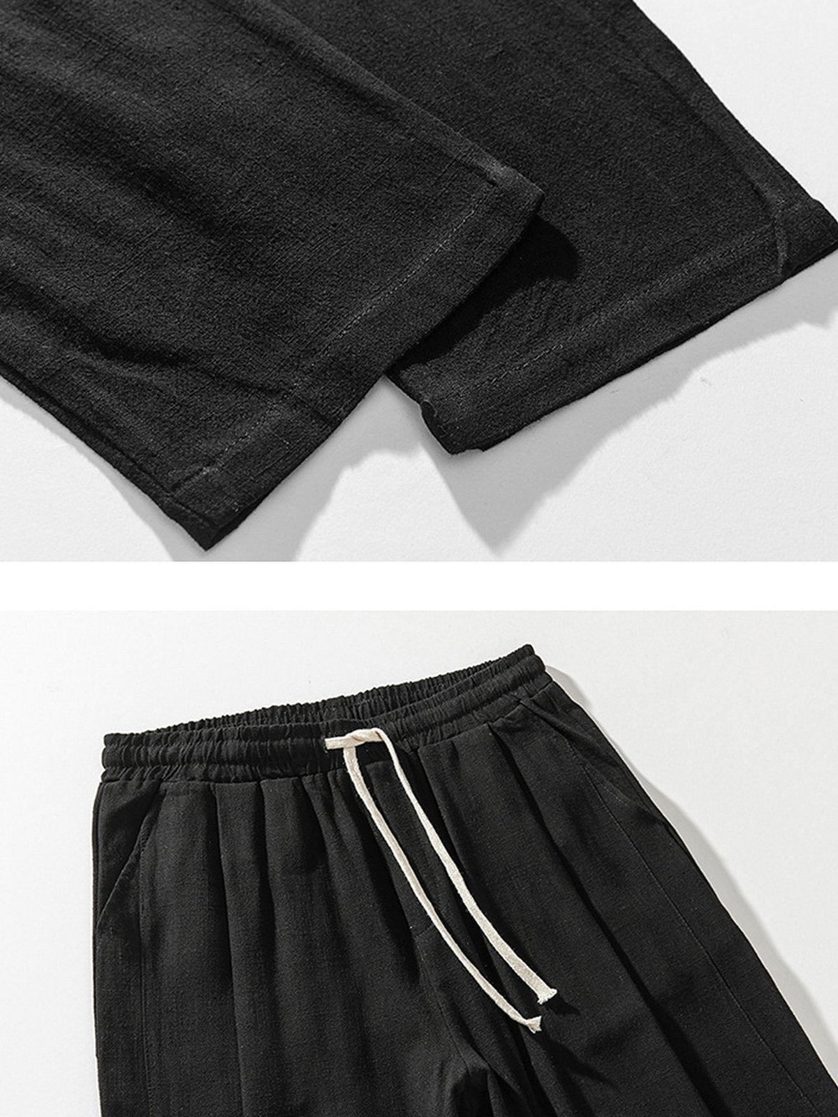 Pantalon sarouel en lin et coton Hugo™