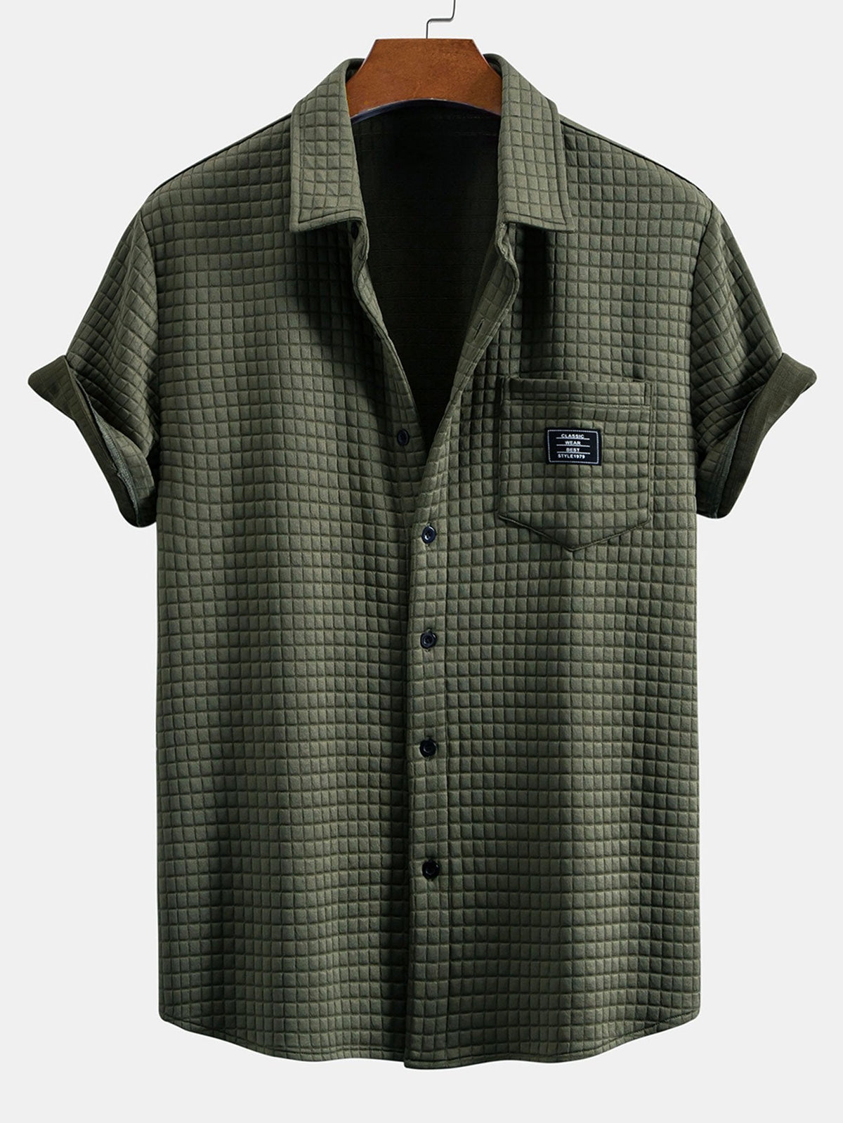 Ensemble chemise et pantalon jogger gaufré Hugo™