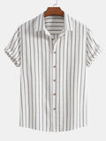 Chemise rayée en mélange coton Hugo™