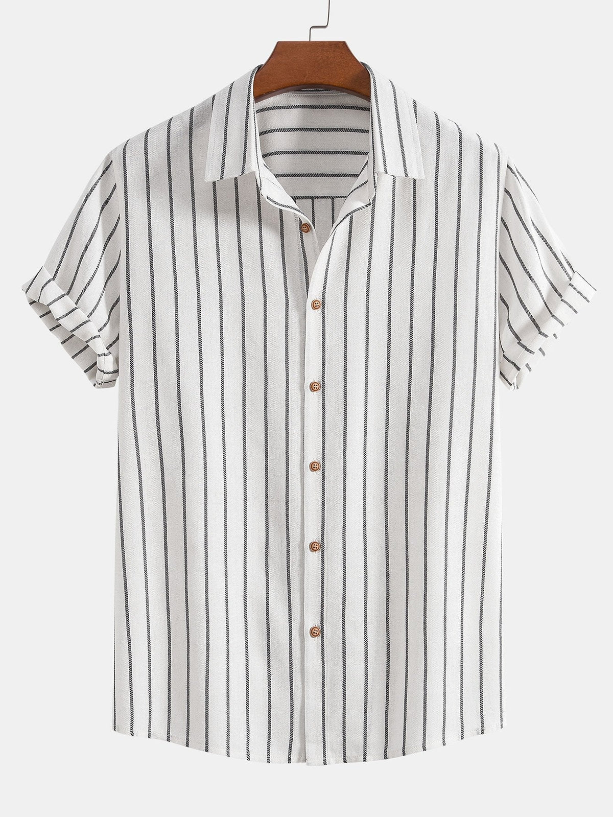 Chemise rayée en mélange coton Hugo™
