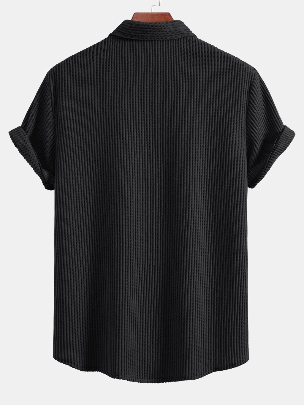 Chemise à boutons en tissu gaufré Regular™