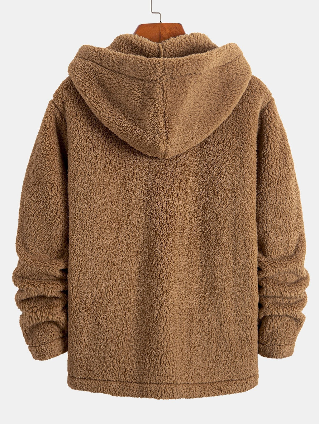 Manteau à capuche en polaire teddy Hugo™