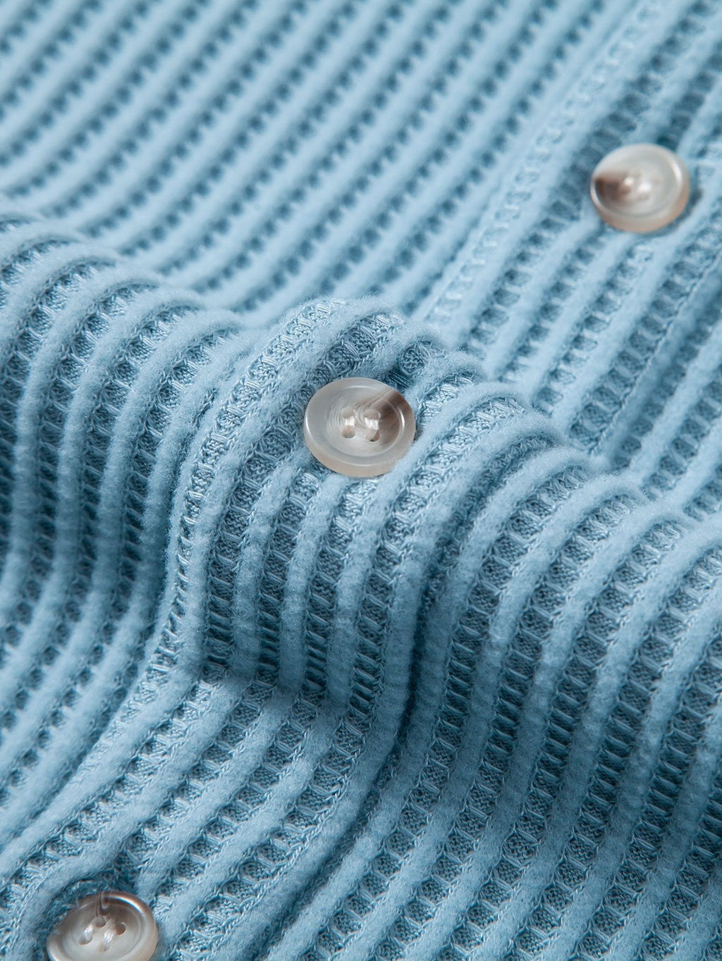 Chemise à boutons en tissu gaufré Regular™