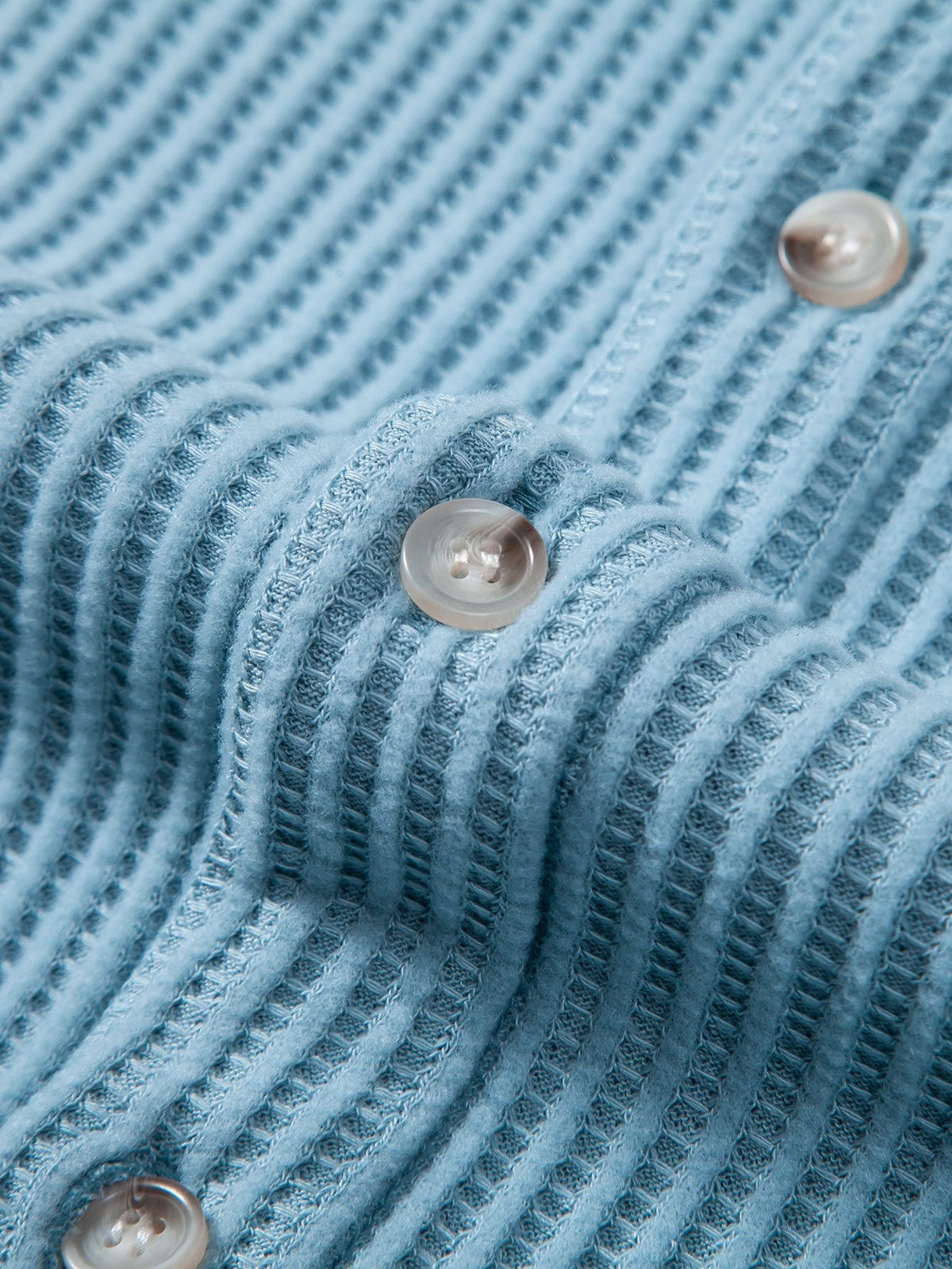 Chemise à boutons en tissu gaufré Regular™