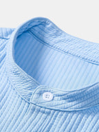 Chemise à manches longues Muscle Fit en tissu bouclé Marco™