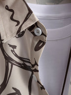 Chemise imprimée smiley en polyester Hugo™