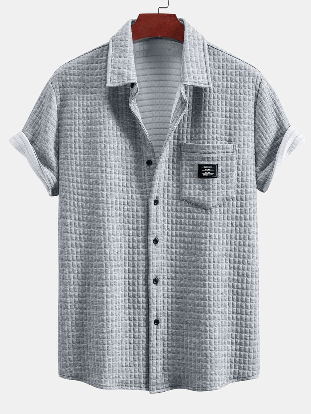 Ensemble chemise et pantalon jogger gaufré Hugo™