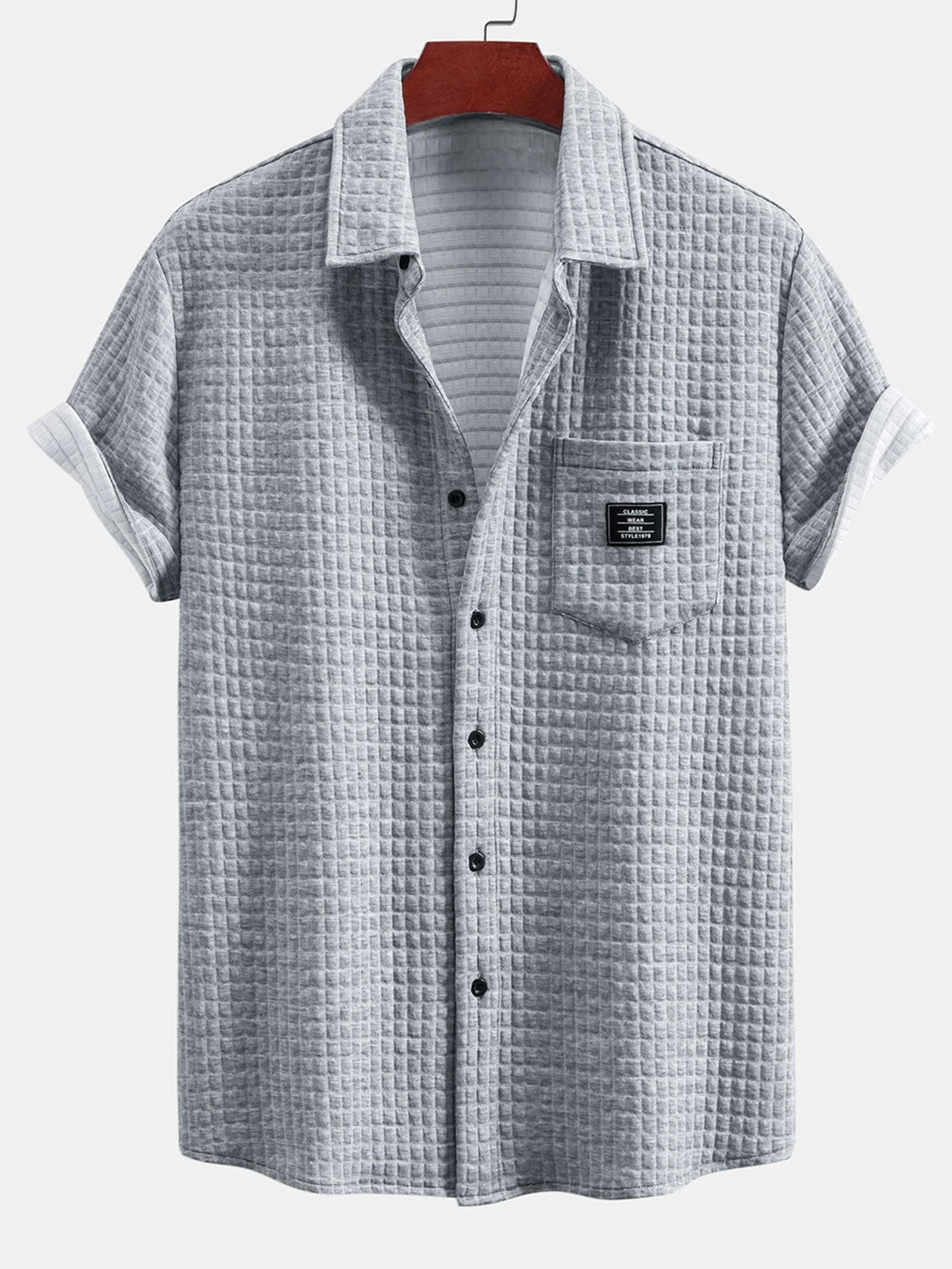 Ensemble chemise et pantalon jogger gaufré Hugo™