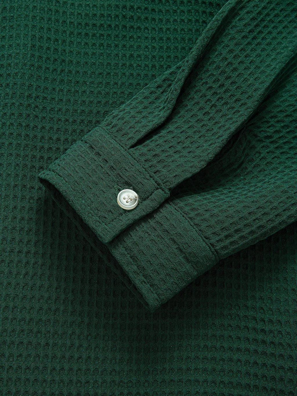Chemise à manches longues en tissu gaufré Hugo™
