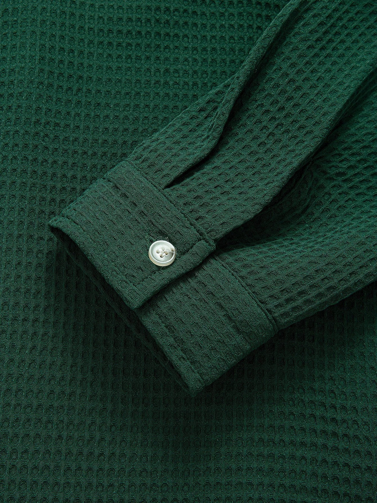 Chemise à manches longues en tissu gaufré Hugo™