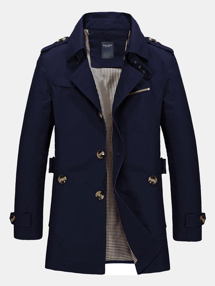 Manteau long en chino