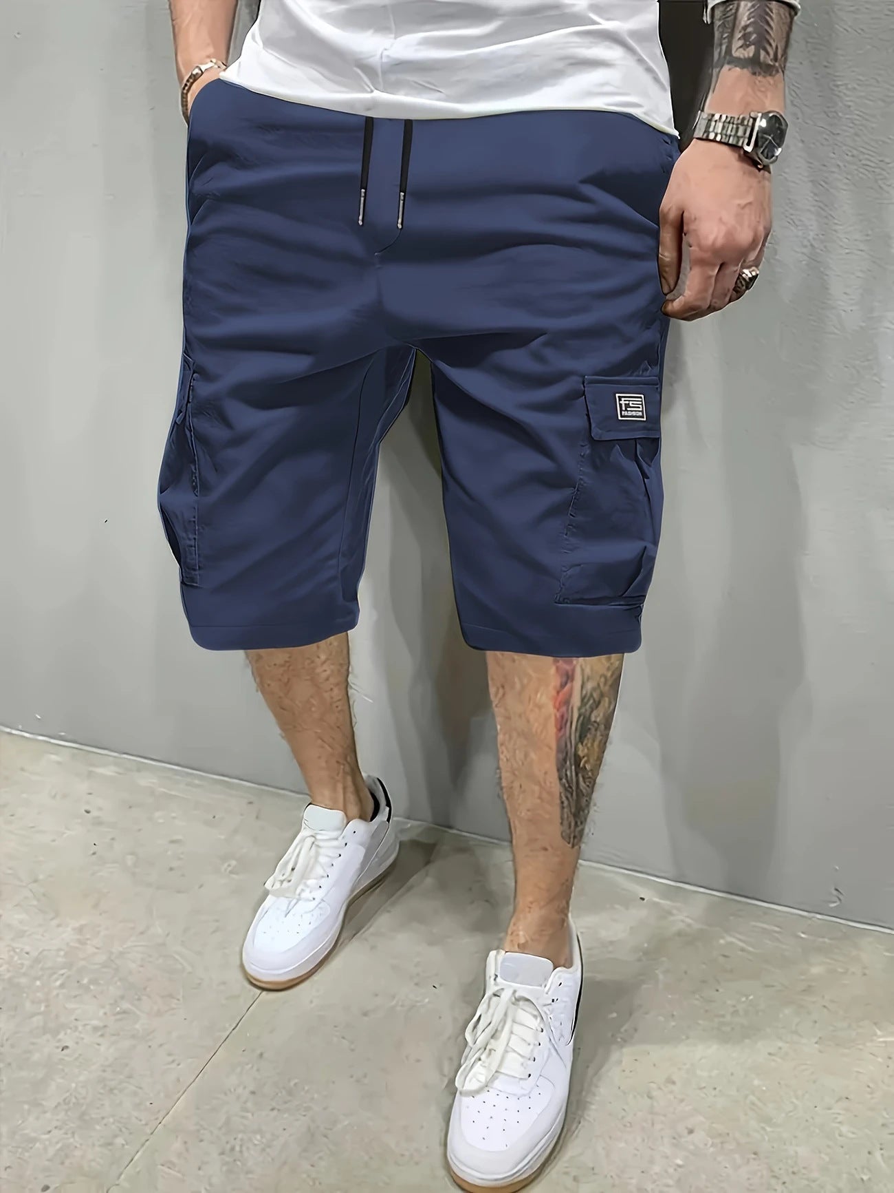 Shorts cargo pour hommes - MAISON VARELLI